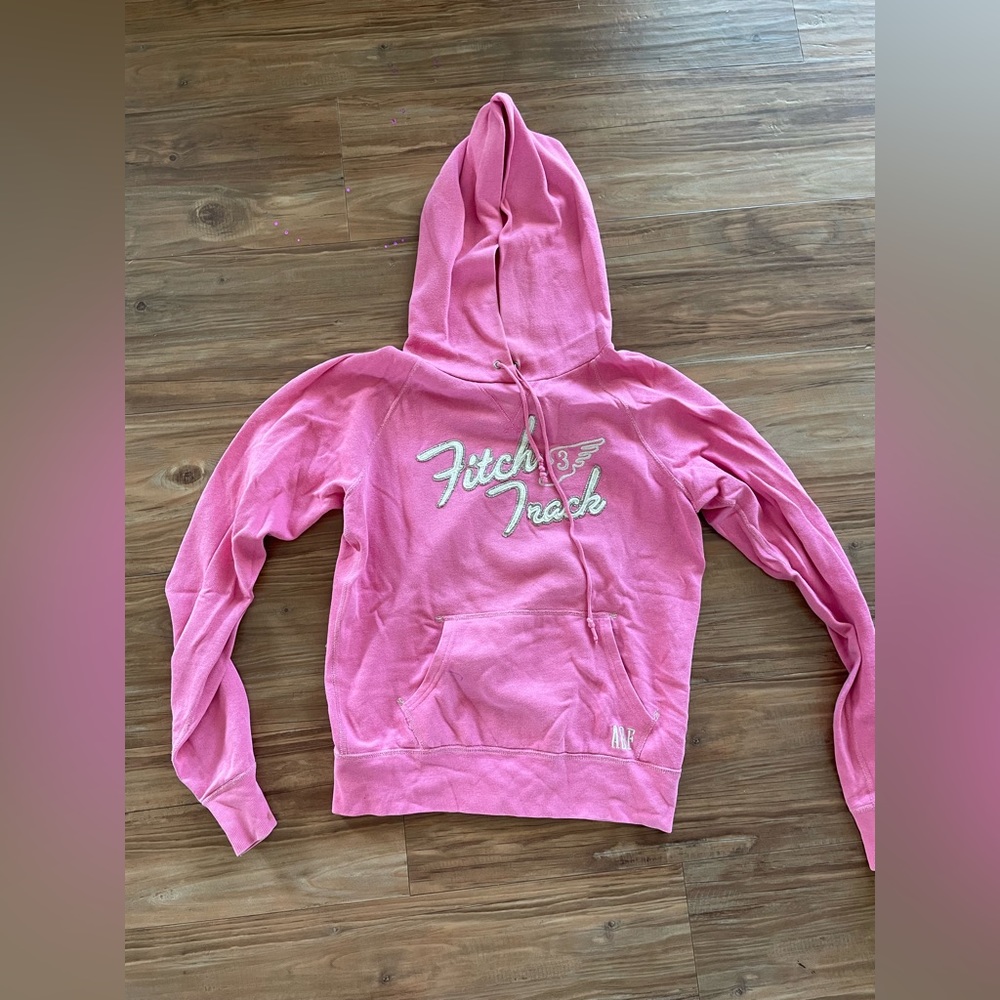 Abercrombie & Fitch pink hoodie/sweatshirt